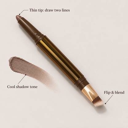 2-in-1 Cool-Tone Contour Stick & Brush
